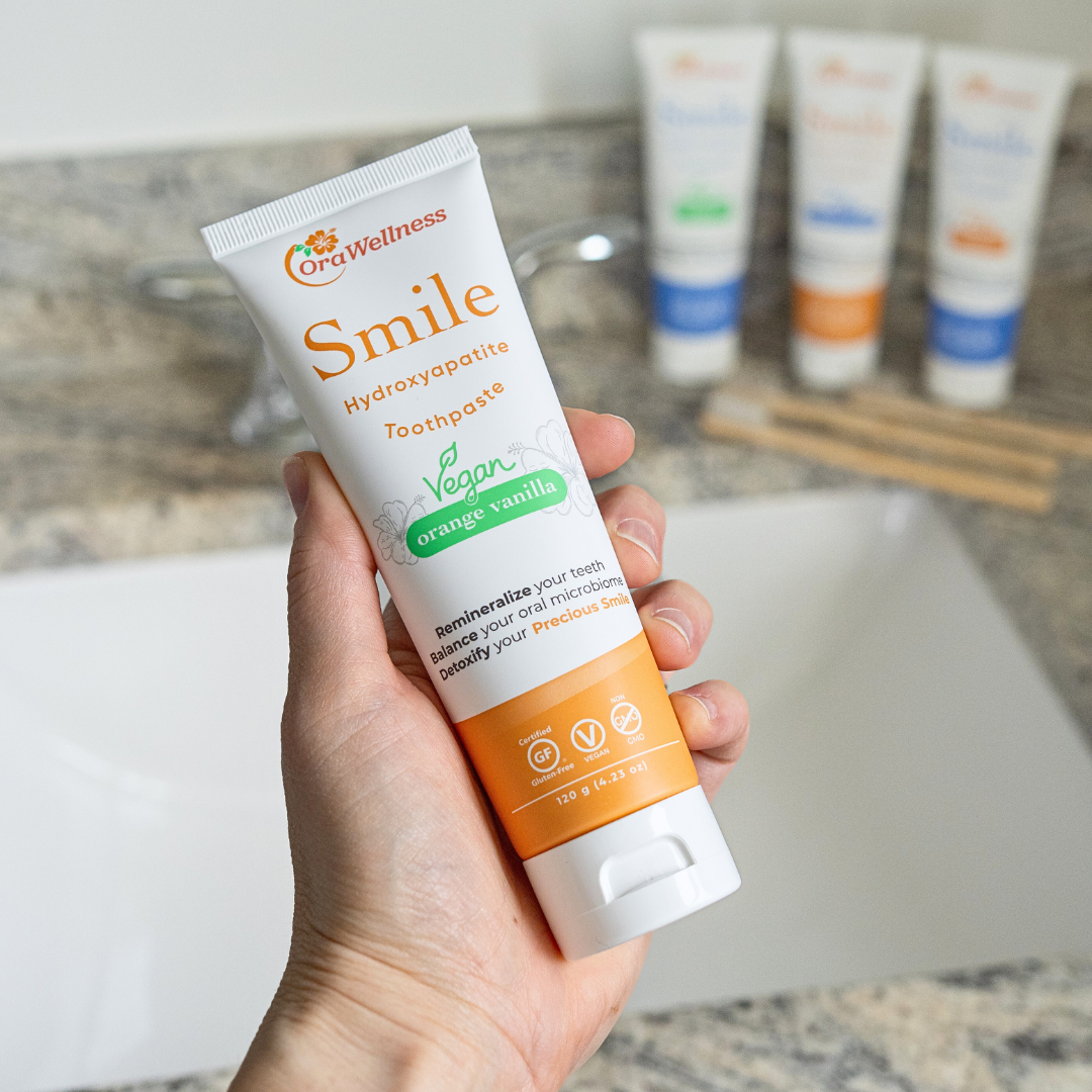 OraWellness Smile Hydroxyapatite Toothpaste - Vegan Orange Vanilla OraWellness Smile Hydroxyapatite Toothpaste - Vegan Orange Vanilla