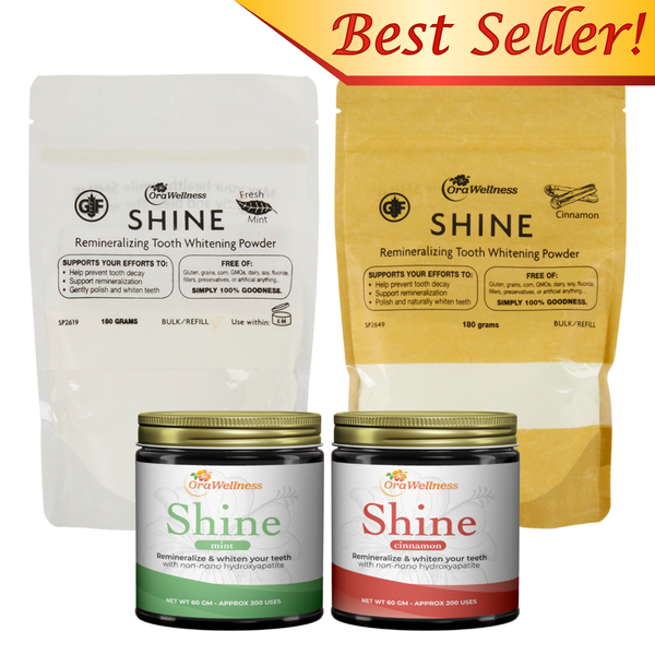 Shine - Remineralizing Tooth Powder with Hydroxyapatite