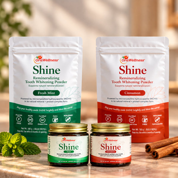 Shine - Remineralizing Tooth Powder with Hydroxyapatite