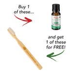 Holiday HealThy Mouth Blend + Free BRUSHECO BAMBOO Bass Toothbrush