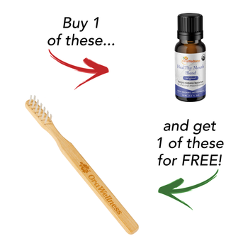 Holiday HealThy Mouth Blend + Free BRUSHECO BAMBOO Bass Toothbrush Offer